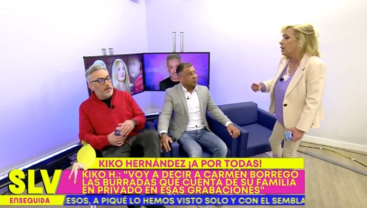 Carmen discute con Kiko | Foto: telecinco.es