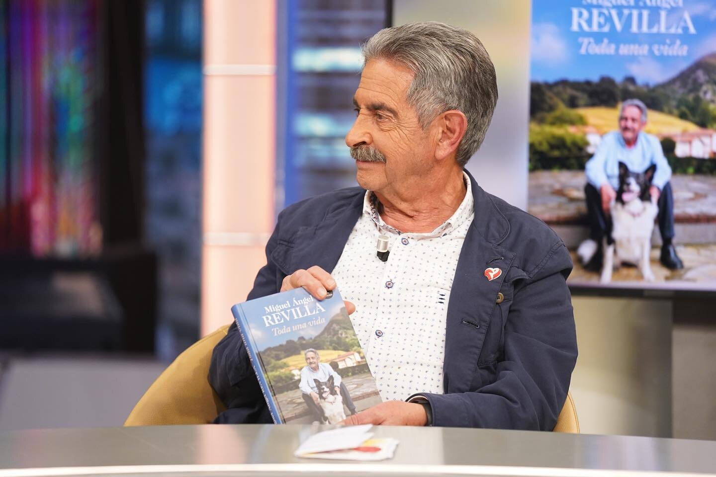 Miguel Ángel Revilla presenta su nuevo libro / Foto: Antena 3