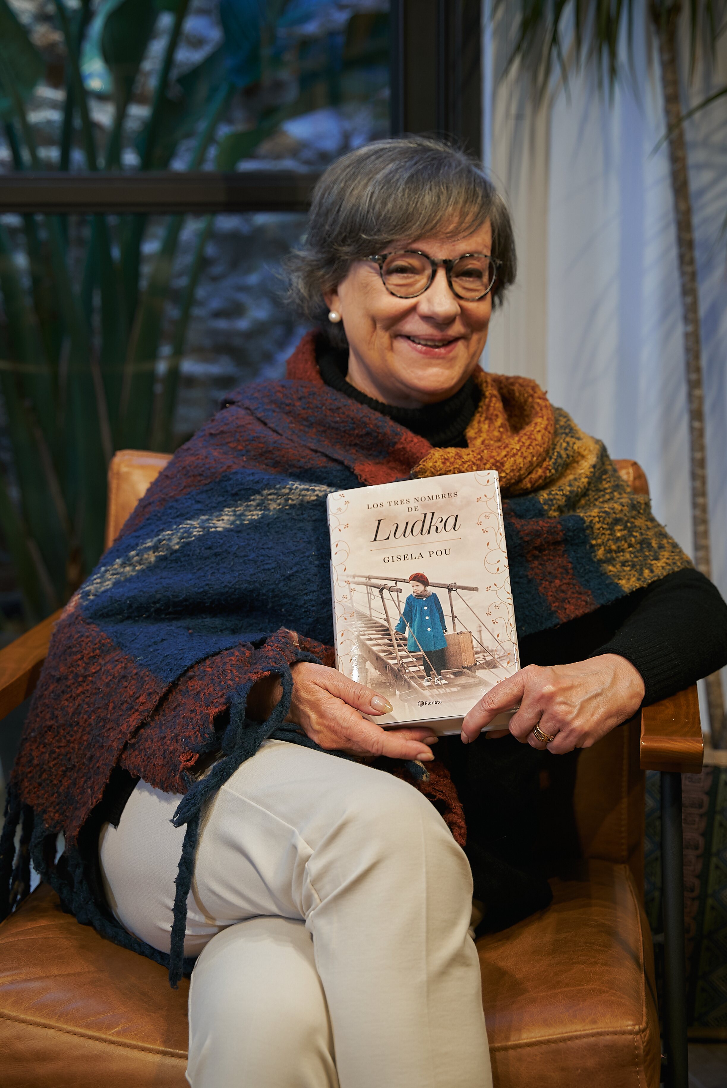 Gisela Pou, autora de 'Los tres nombres de Ludka' / Foto: Jona Jaraba