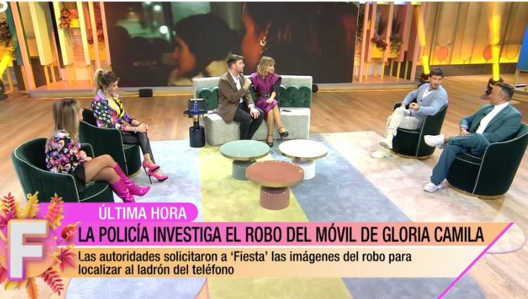 El programa 'Fiesta' explica que la policía está investigando el robo / Foto: Telecinco