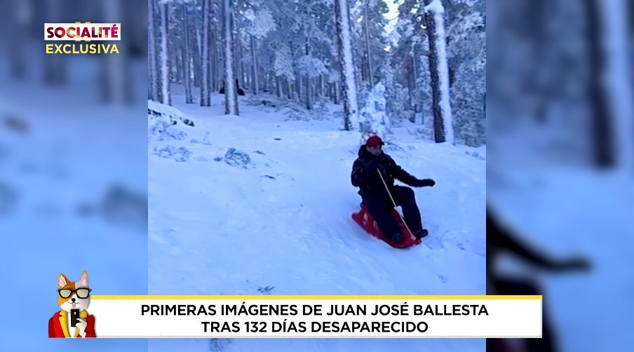 Juan José Ballesta disfrutando de la nieva tras meses sin saberse de él | Foto: Telecinco.es