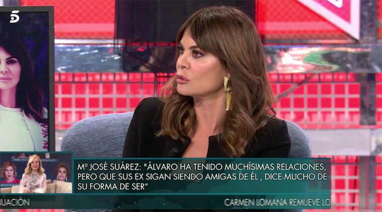 María José Suárez en el 'Deluxe'/ Foto: telecinco.es