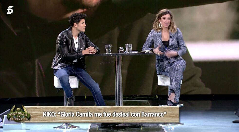 Sandra Barneda habla con Barranco y Kiko Jiménez / Foto: Telecinco.es
