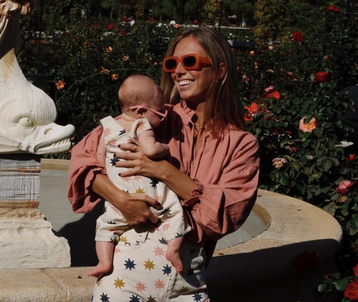 Lucía Bárcena con su hija Filipa/ Foto: Instagram