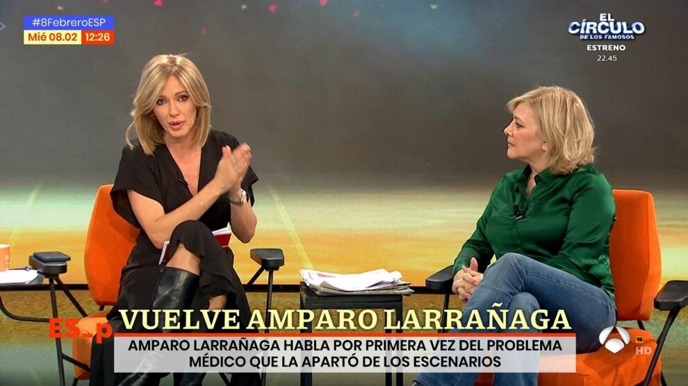 Amparo Larrañaga en 'Espejo Público' / Foto: Antena 3