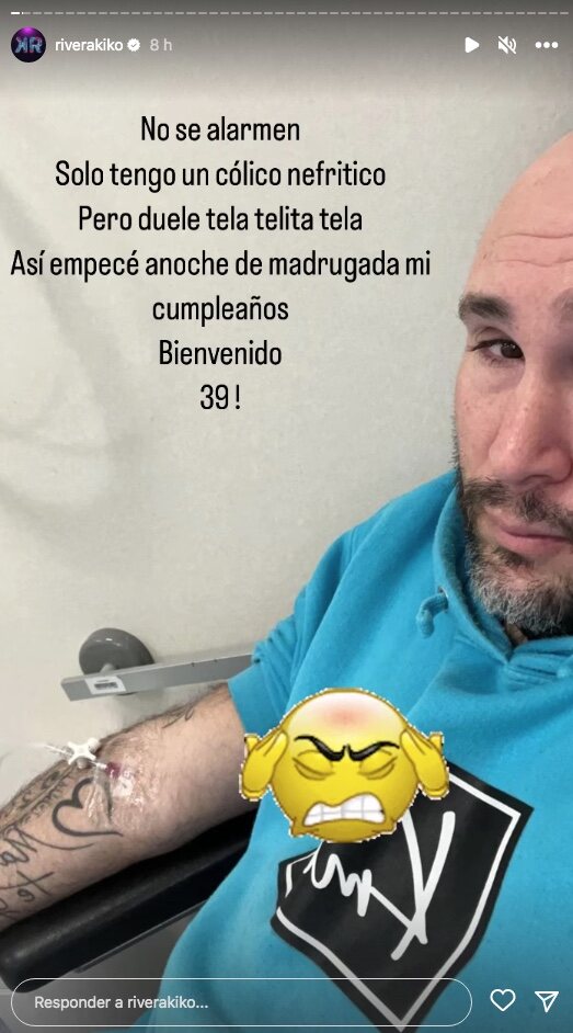Kiko Rivera sufre un cólico nefrítico/ Foto: Instagram