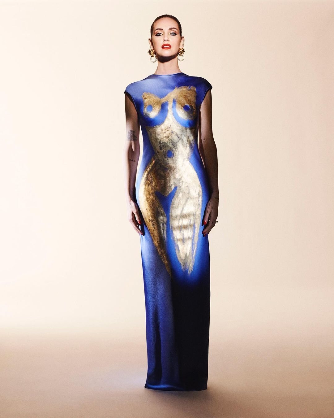 'Body painting', el segundo vestido de Sanremo 2023 / Foto: Instagram