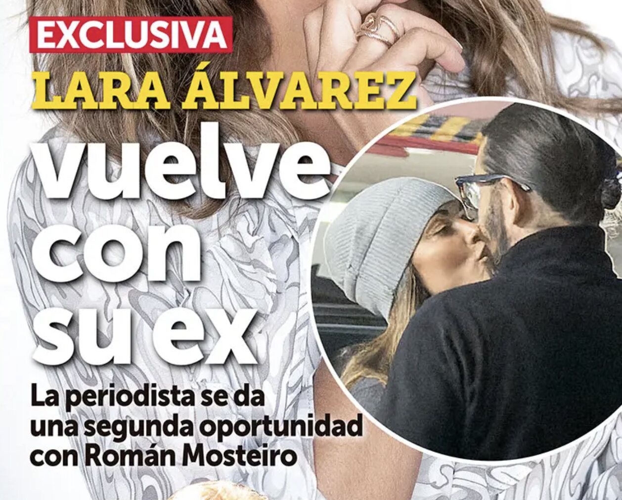 Lara Álvarez y Román Mosteiro en la portada de Semana