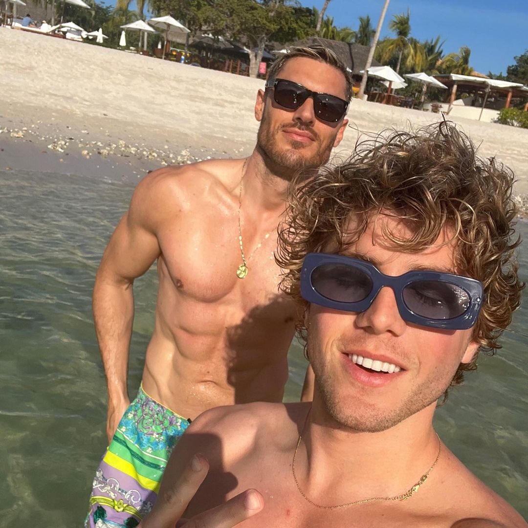 Lukas Gage y Chris Appleton, juntos de vacaciones en México | Foto: Instagram