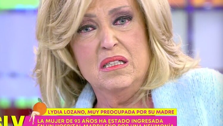 Lydia Lozano llorando | Foto: telecinco.es
