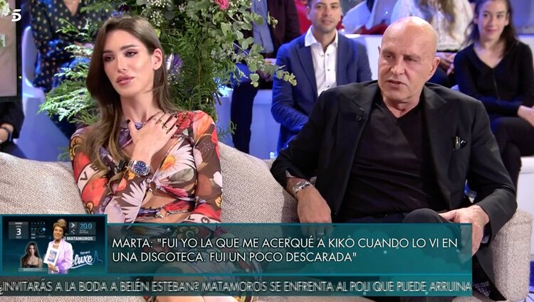 Kiko Matamoros y Marta López Álamo visitan el 'Deluxe' | Foto: Telecinco