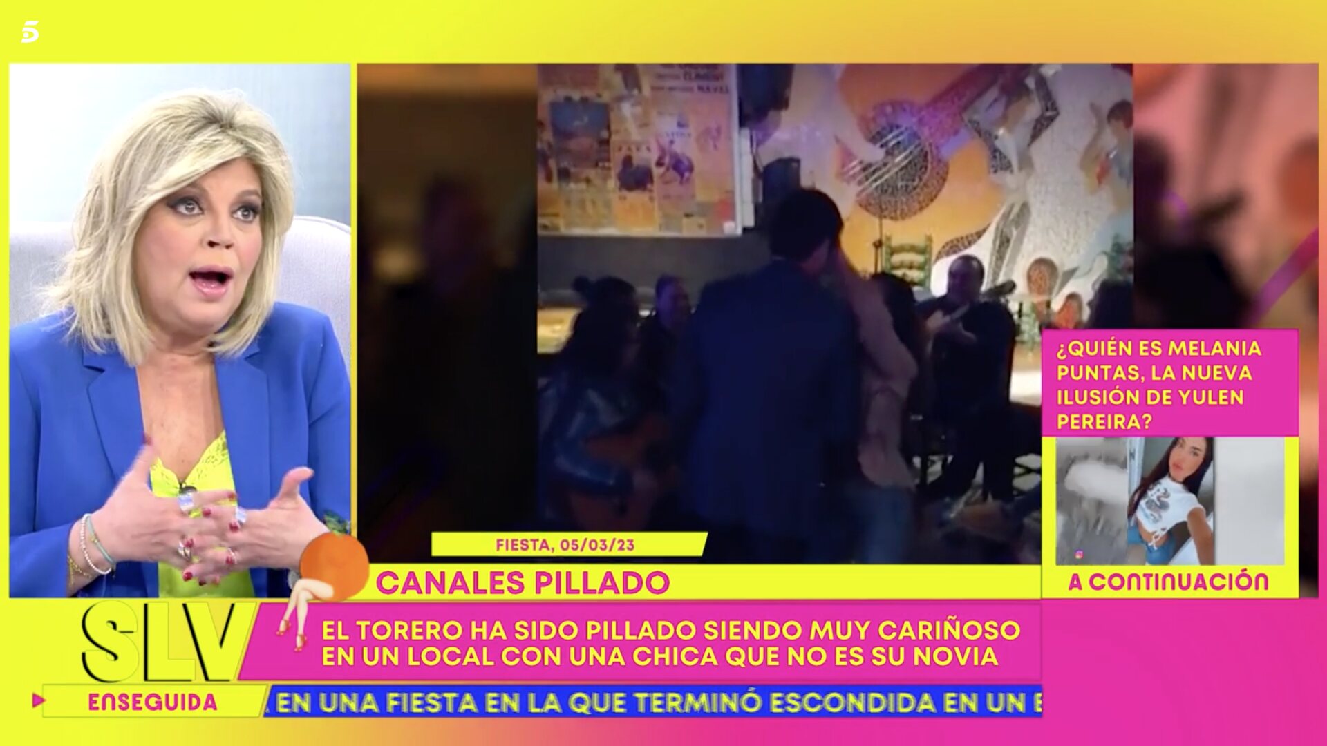 Terelu Campos opina de las imágenes de Canales Rivera / Foto: Telecinco.es