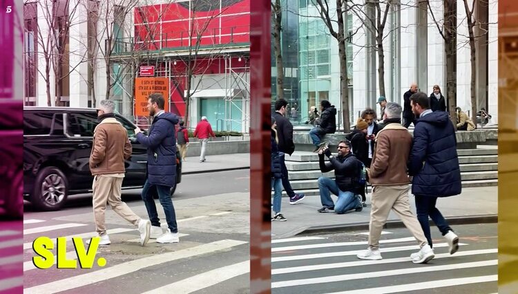 Kiko Hernández y Fran Antón por las calles de Nueva York | Foto: Telecinco