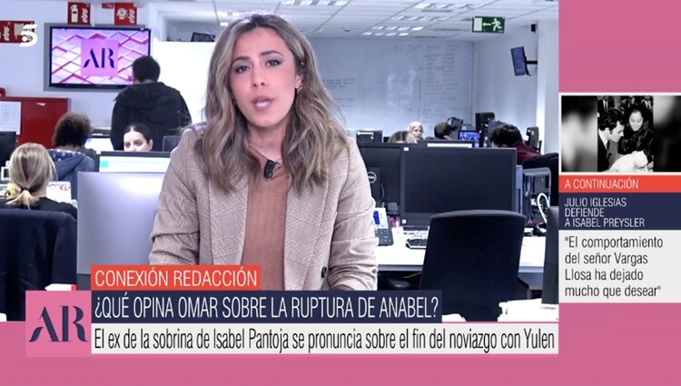 Patricia López cuenta cómo ha sido la llamada con Omar Sánchez/ Foto: Telecinco
