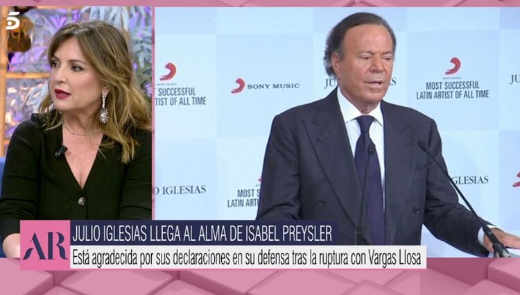 Beatriz Cortázar cuenta la reacción de Isabel Preysler a las declaraciones de Julio Iglesias/ Foto: Telecinco