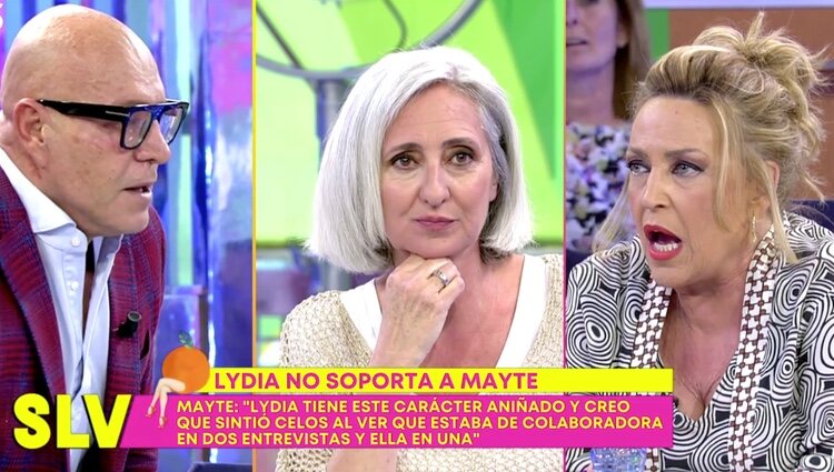 Lydia Lozano enfrentada a Mayte y Kiko | Foto: telecinco.es