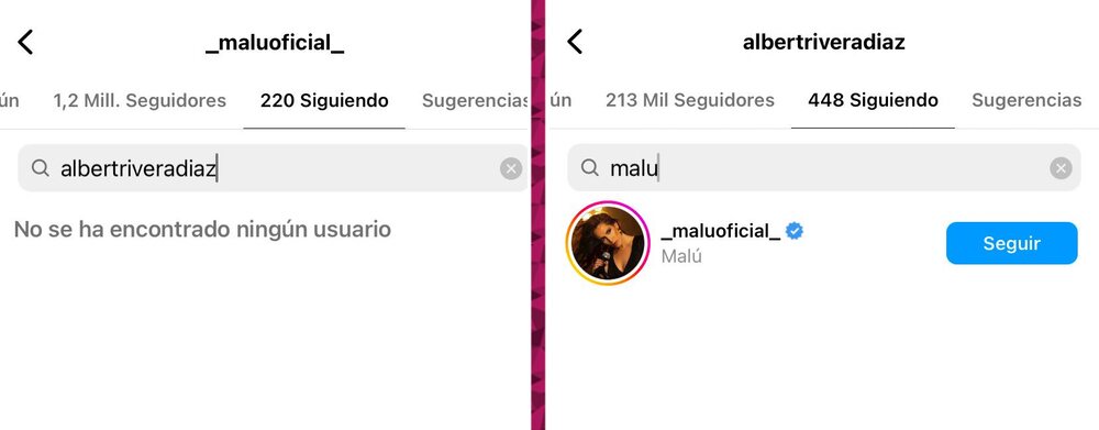 Malú ha dejado de seguir en Instagram a Albert Rivera