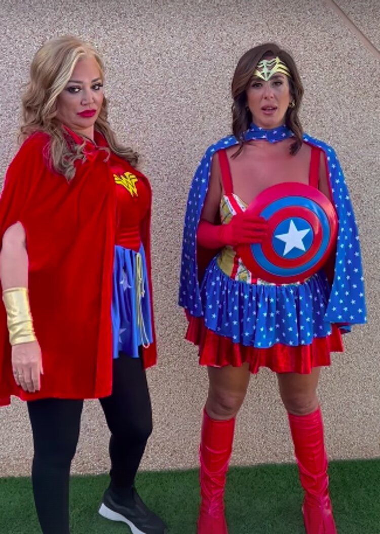 Anabel y Belén de superheroínas | Instagram