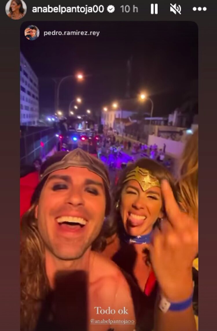 El gesto de Anabel en los carnavales | Instagram