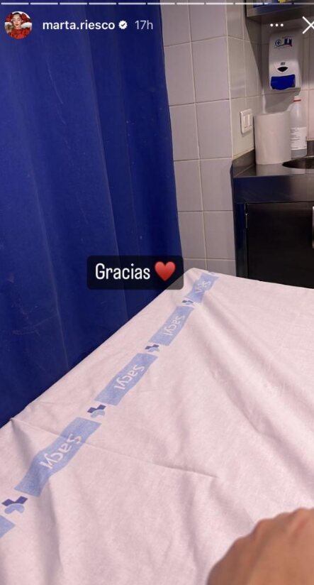 Marta Riesco desvela que está en el hospital/ Foto: Instagram