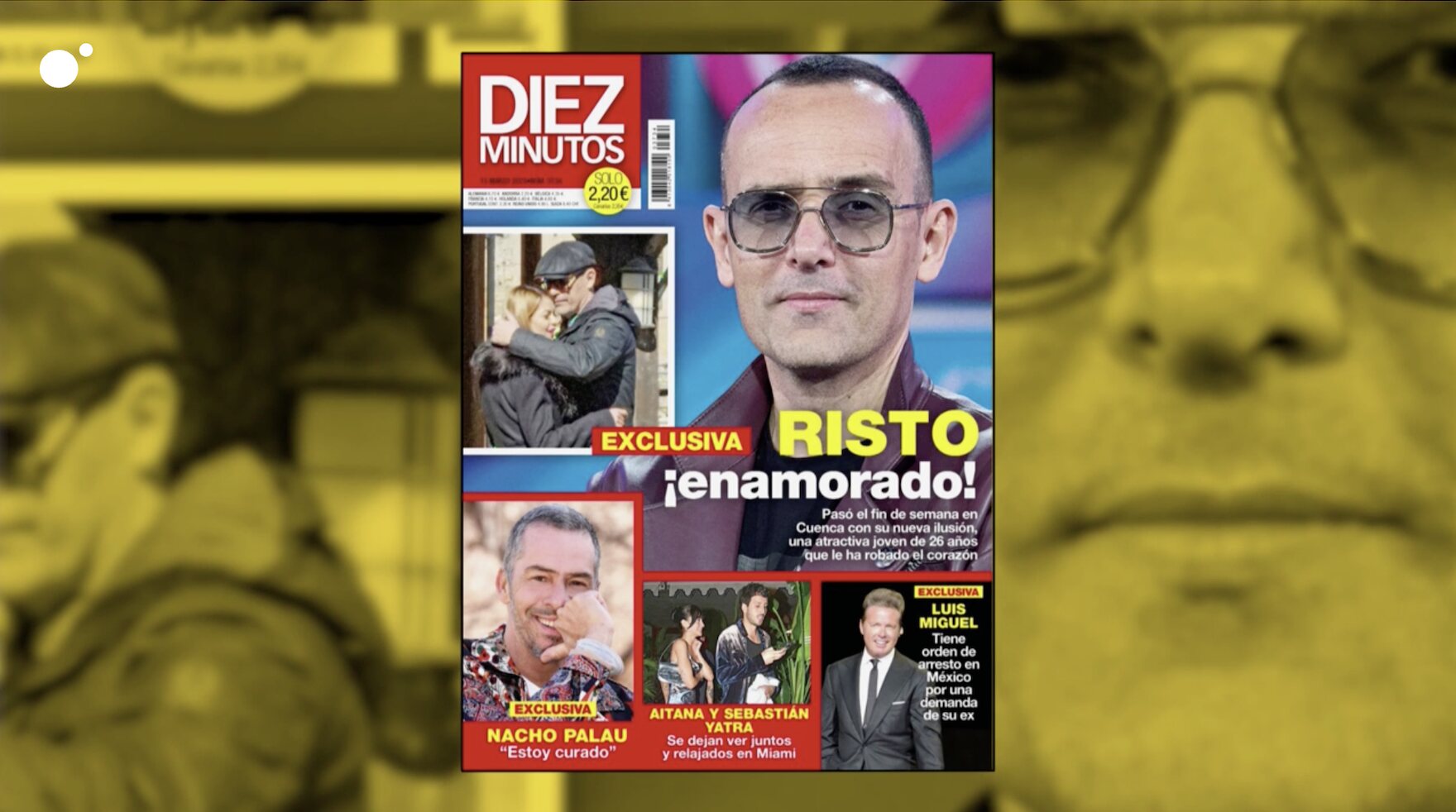 Risto Mejide en la portada de Diez Minutos