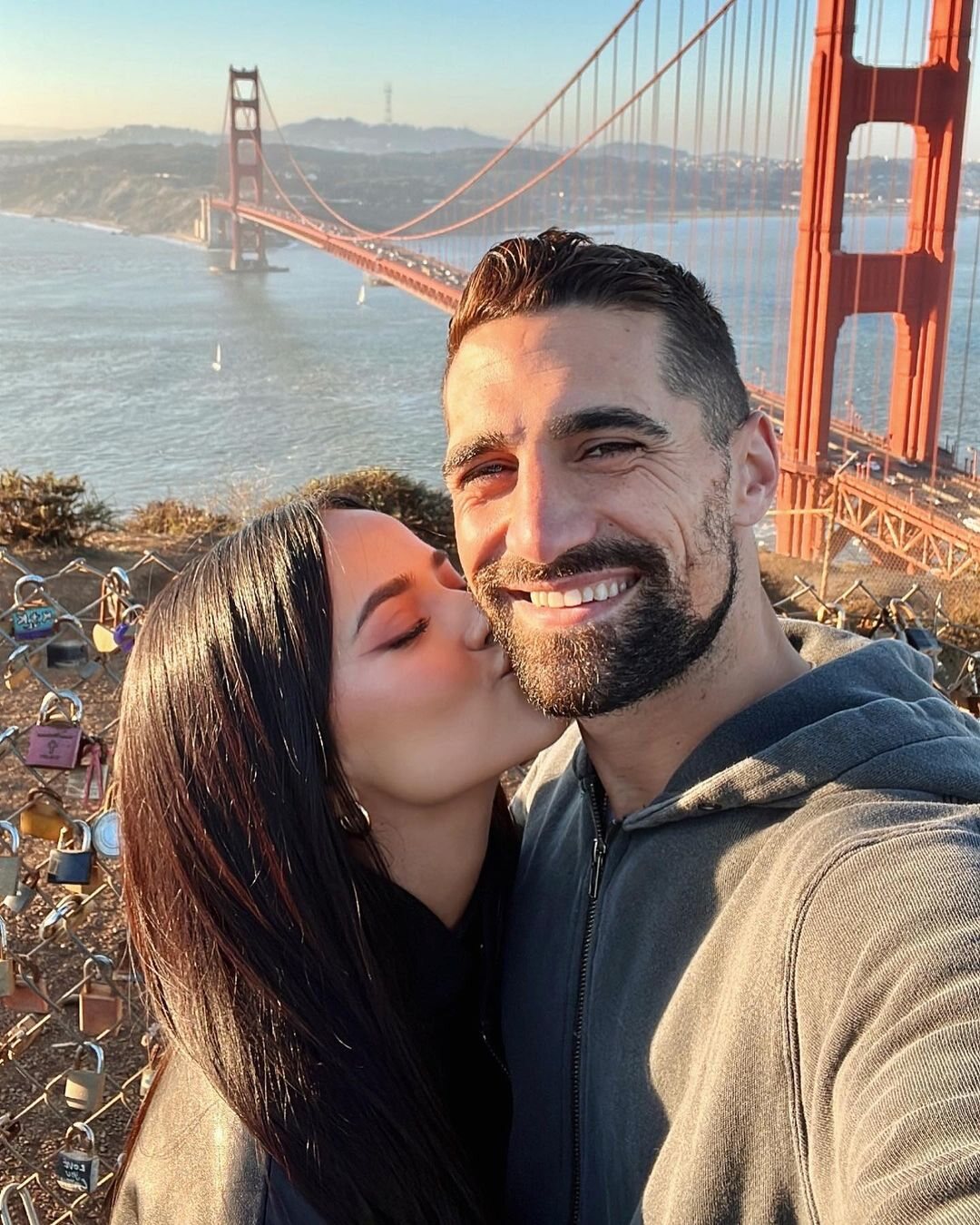Becky G y su prometido celebrando San Valentín/ Foto: Instagram