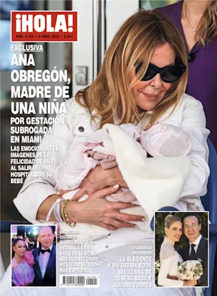 Ana Obregón saliendo del hospital | Revista Hola