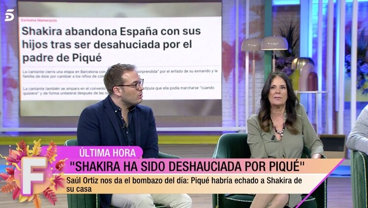 El padre de Piqué le pide a Shakira que desaloje la casa familiar/ Foto: Telecinco