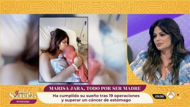 Marisa Jara habla de su maternidad en 'Y ahora Sonsoles'/ Foto: Antena 3