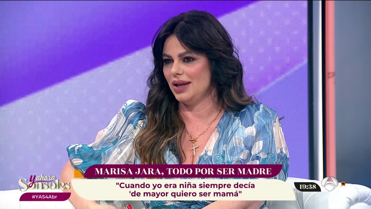 Marisa Jara habla de su salud en 'Y ahora Sonsoles'/ Foto: Antena 3