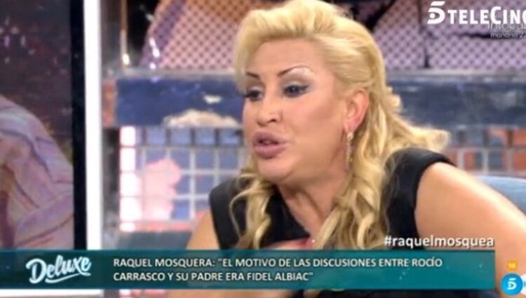 Raquel Mosquera en 'Sálvame Deluxe' en 2016/ Foto: Telecinco