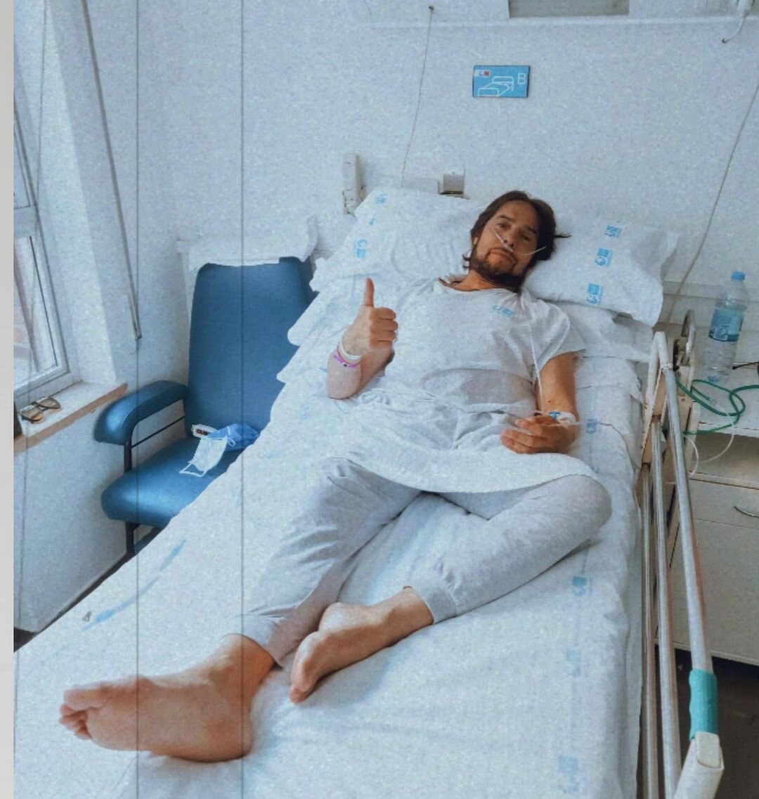 Joaquín Cortés en el hospital | Instagram