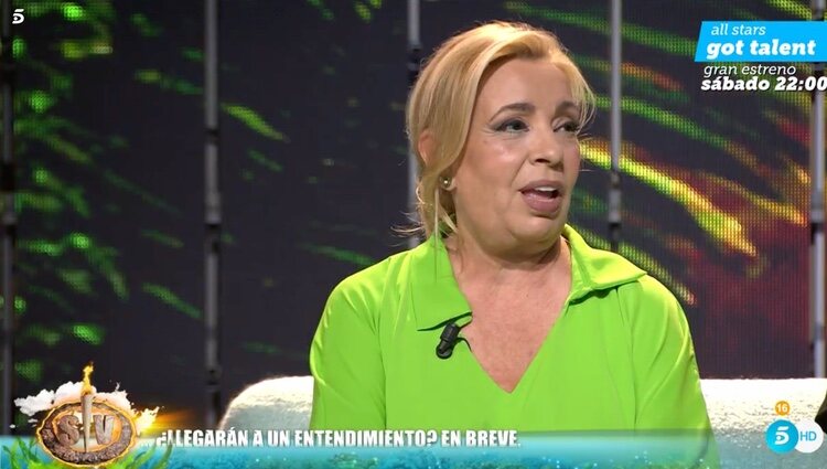 Carmen Borrego, cara a cara con Gabriela Arrocet en 'Supervivientes 2023' | Foto: Telecinco