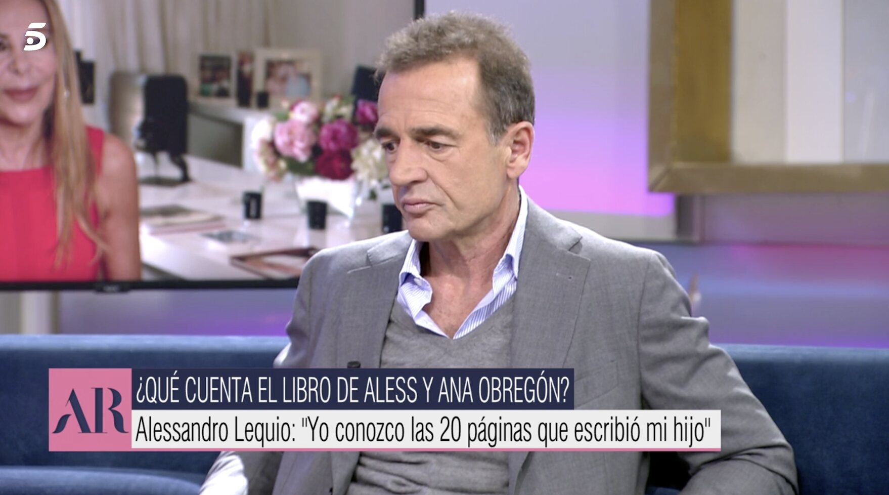 Alessandro Lequio en 'El programa de Ana Rosa'/ Foto: telecinco.es