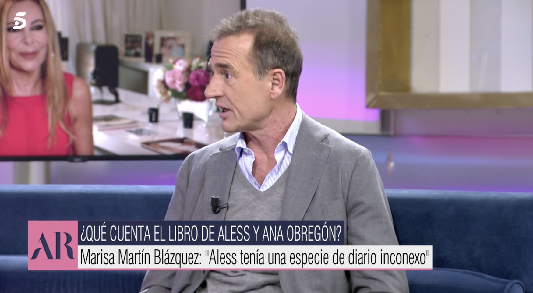 Alessandro Lequio hablando en 'El programa de Ana Rosa'/ Foto: telecinco.es