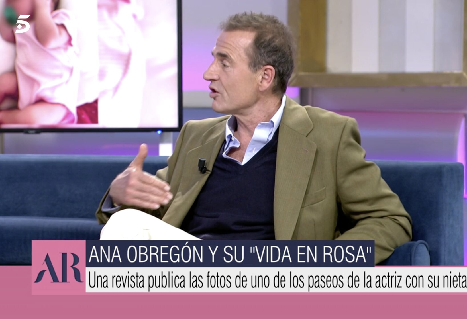 Alessandro Lequio habla de Ana Obregón en 'El programa de Ana Rosa'/ Foto: telecinco.es