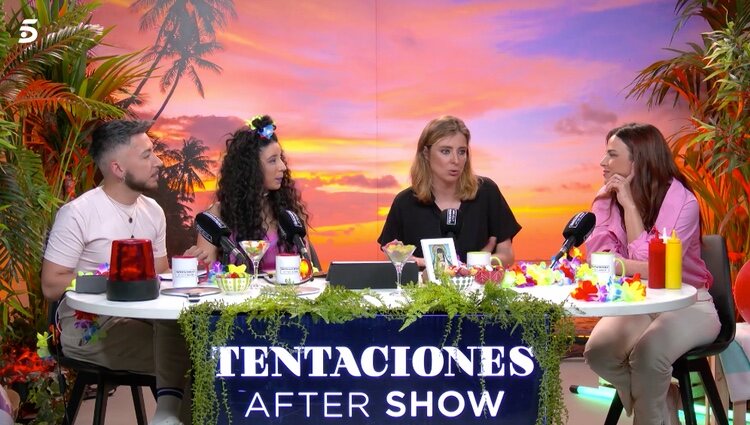 Sandra Barneda cuenta en 'Tentaciones After Show' que lo pasó mal en las temporadas 5 y 6/ Foto: Telecinco