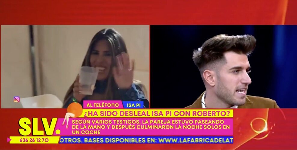 Isa Pantoja entra en directo en 'Sálvame' / Foto: Telecinco.es