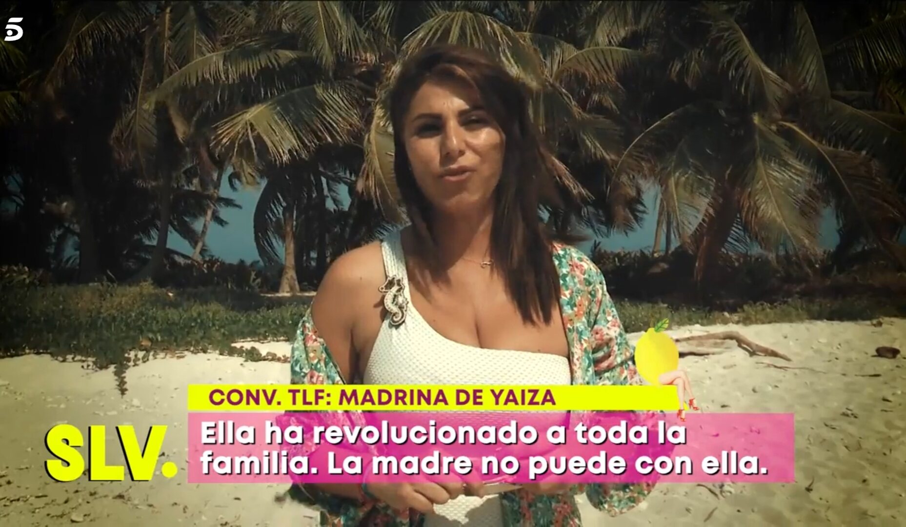 Su madrina arremete contra Yaiza / Foto: Telecinco.es