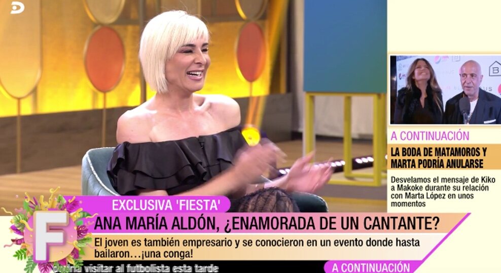 Ana María Aldón confirma que tiene una nueva ilusión/ Foto: Telecinco