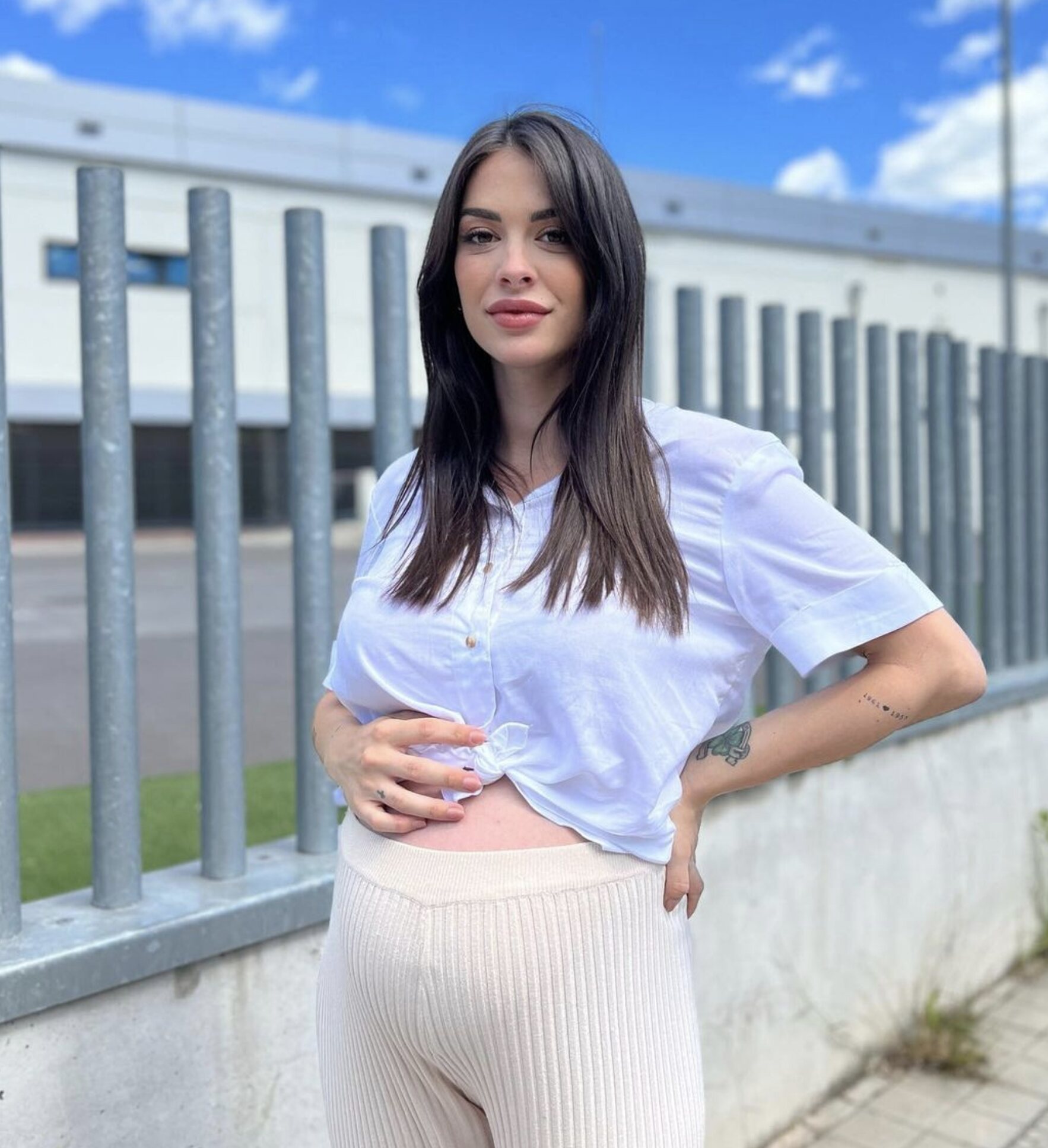 Ruth Basauri presumiendo de su embarazo/ Foto: Instagram