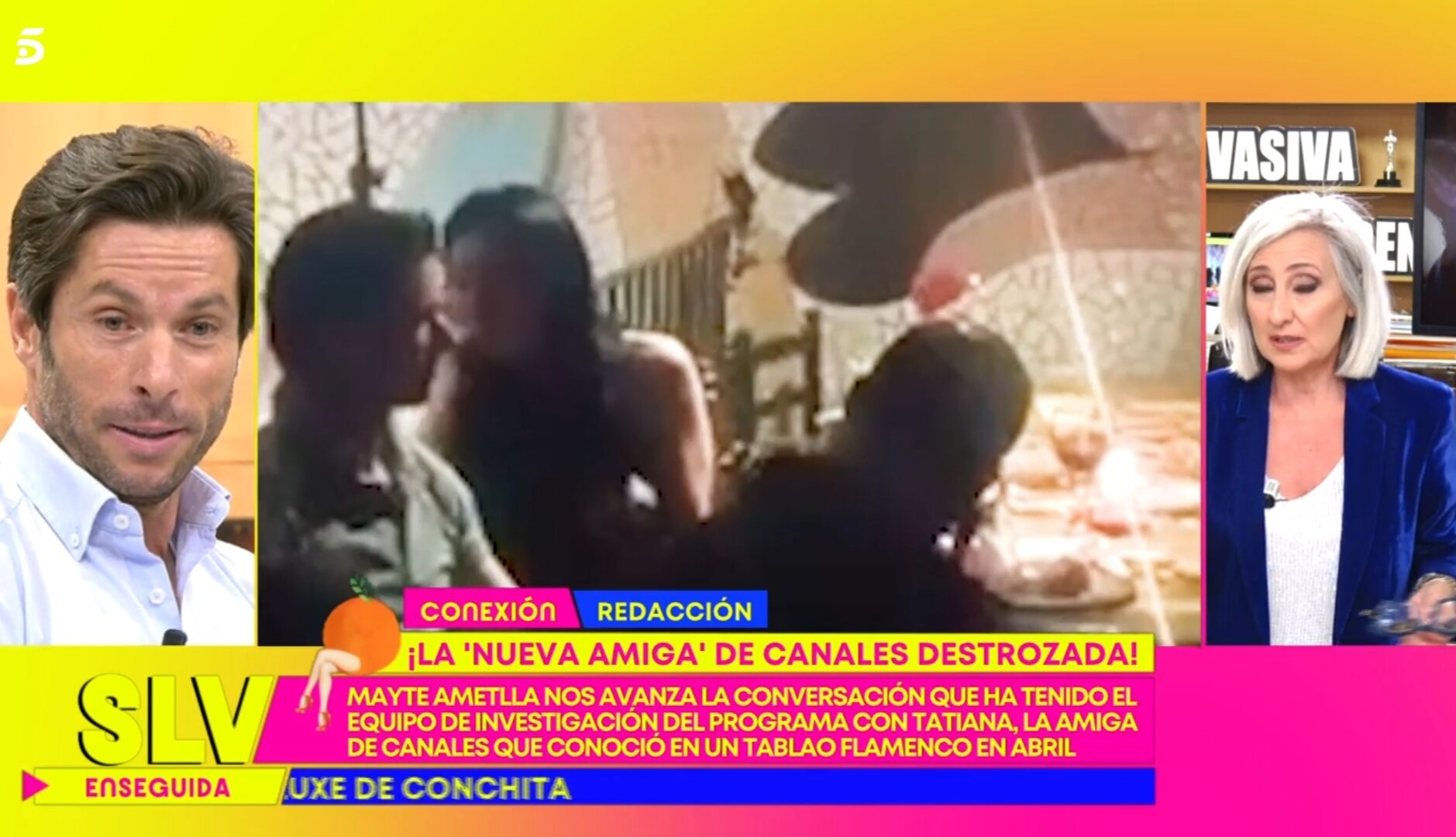 Canales y su 'amiga especial' / Foto: Telecinco.es