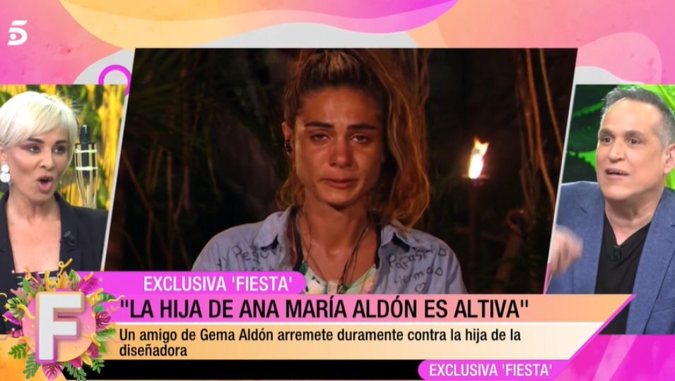 Ana María Aldón se enfrenta a sus compañeros por su hija/ Foto: Telecinco