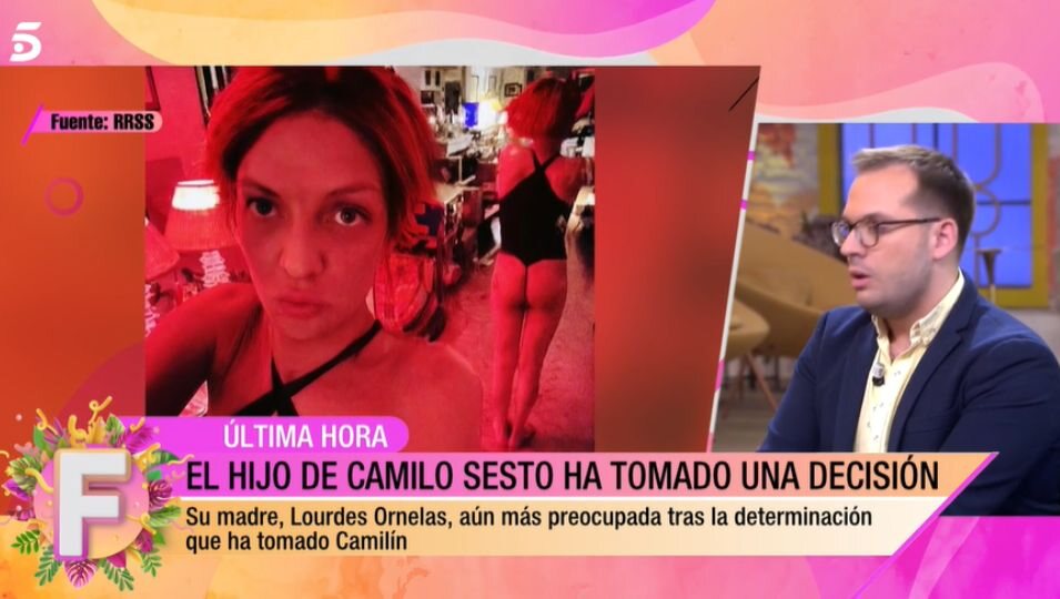 El programa 'Fiesta' cuenta la decisión que ha tomado Camilo Blanes/ Foto: Telecinco