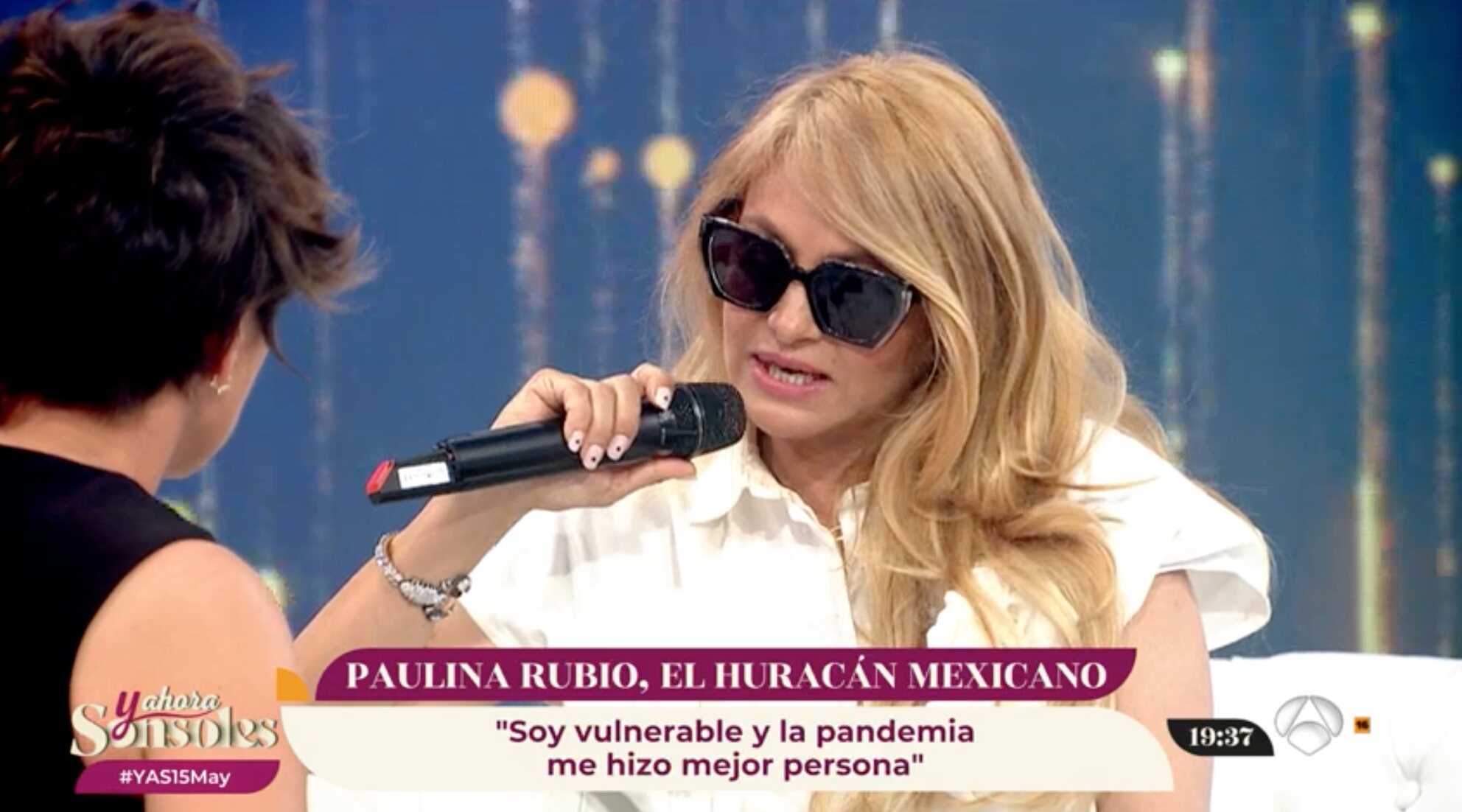 Paulina Rubio, muy emocionada al hablar de su madre tras us fallecimiento | Foto: Antena3.com