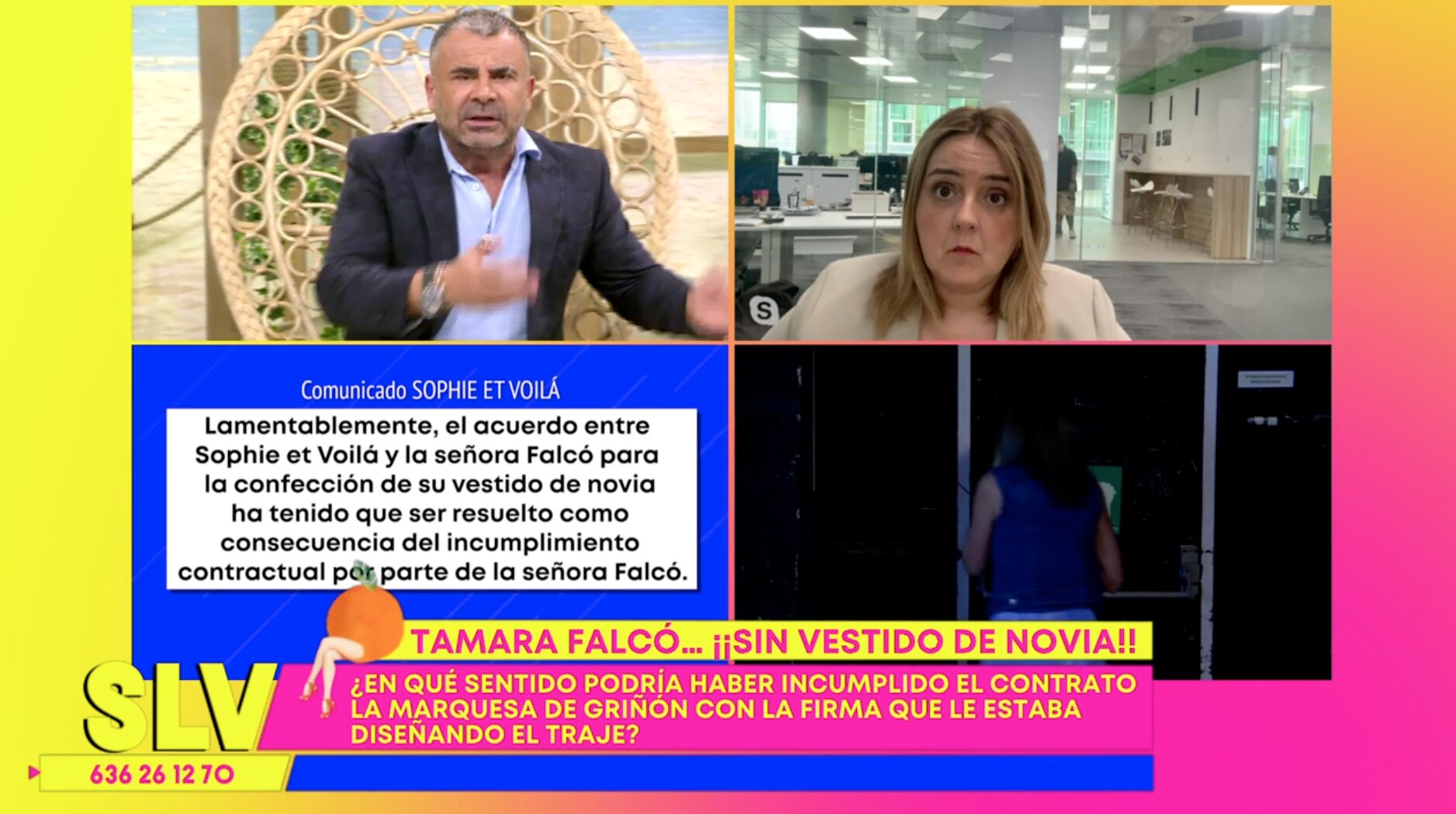 Jorge Javier Vázquez estalla contra Tamara Falcó por su actitud | Foto: Telecinco.es