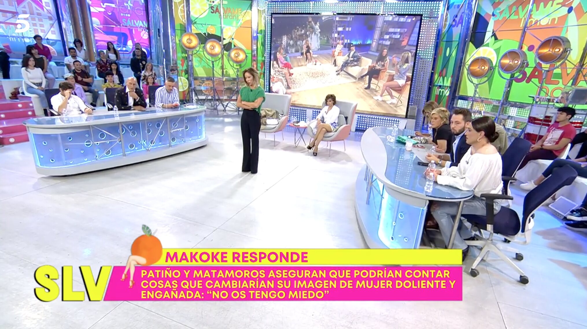 María Patiño responde a Makoke desde 'Sálvame' con Kiko Matamoros presente | Foto: Telecinco.es