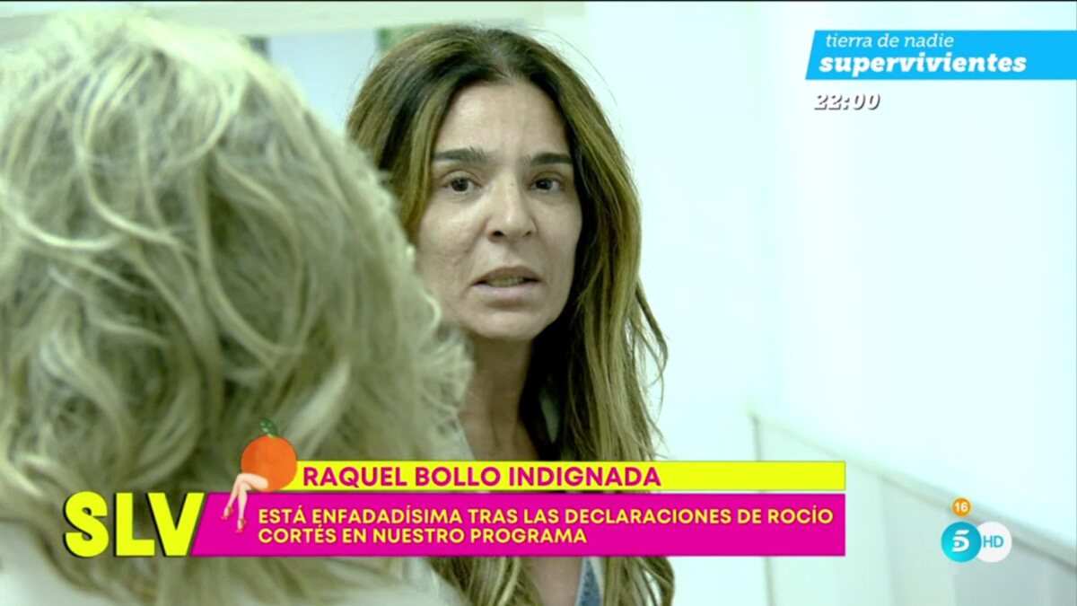 Raquel Bollo irrumpió en 'Sálvame' por la presencia de la hija de Chiquetete | Foto: Telecinco.es