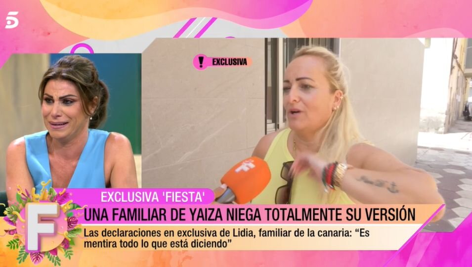 La cuñada de Yaiza niega las afirmaciones de la canaria sobre su familia/ Foto: Telecinco