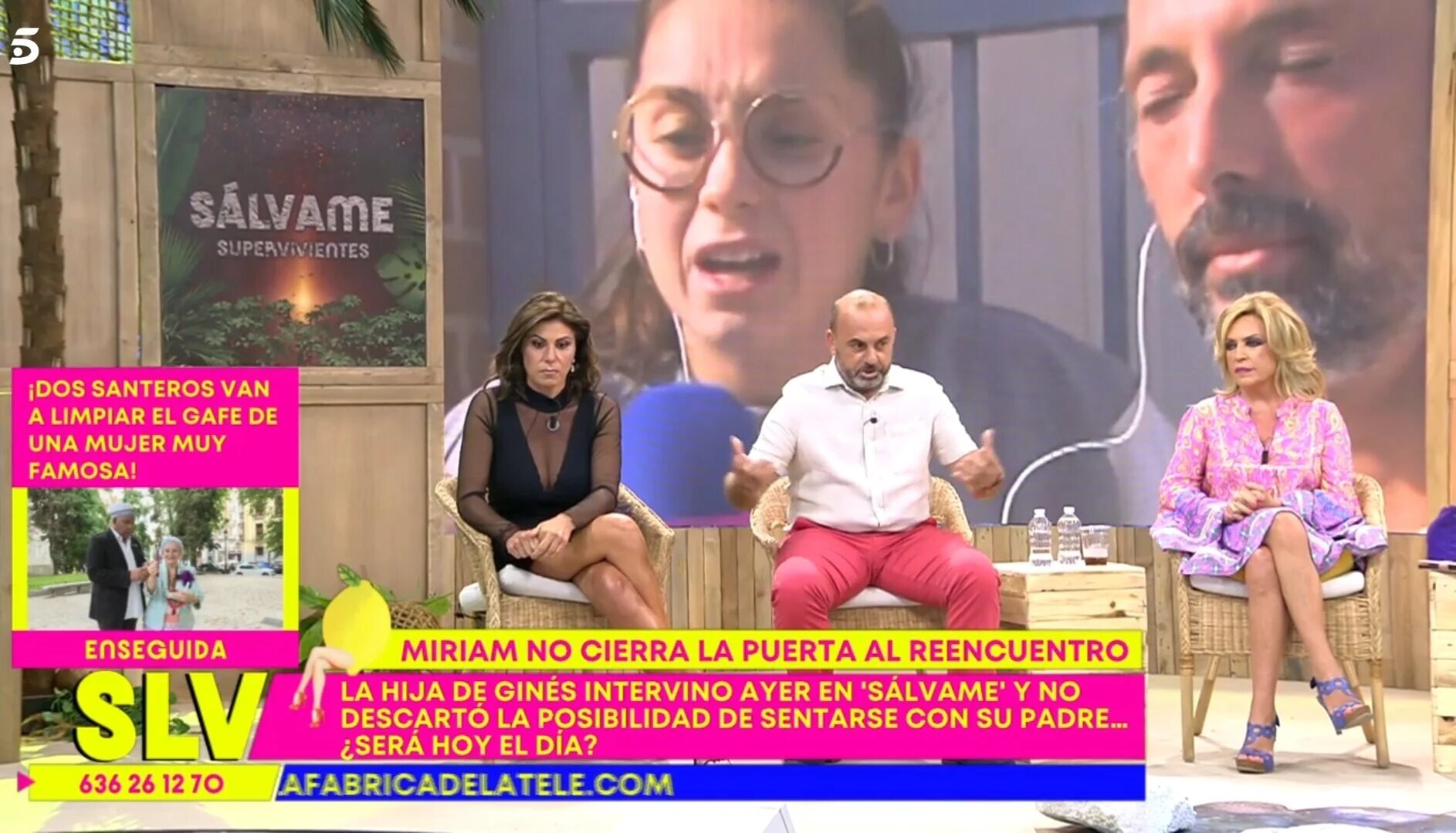 Ginés Corregüela habla de su hija Miriam en 'Sálvame' / Foto: Telecinco